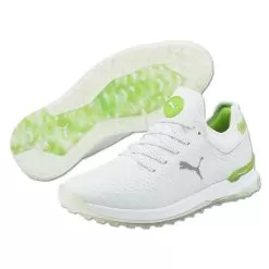PUMA PROADAPT Alphacat Gust O' Wind Spikeless Golf Shoes 2022 -Golf Shop ann2742 white silver greenery 6 07854.1643162093