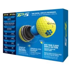 TaylorMade TP5 Golf Balls 2021 -Golf Shop lrl0284 yellow 4 2 64453.1655971035