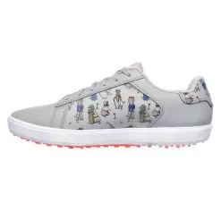 Skechers Go Golf Drive - Dogs At Play Spikeless Golf Shoes 2020 Women -Golf Shop via0174 gray pink 2 88993.1581474127